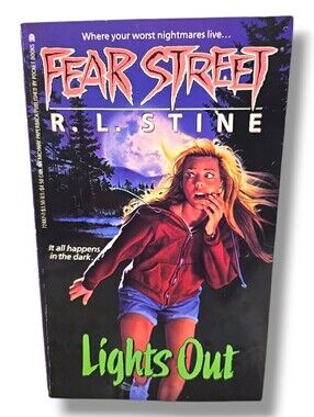 Lights Out by R.L. Stine Fear Street 1st Edition Vintage YA Horror Paperback